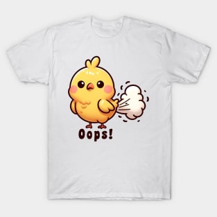 Cute chicks also fart! T-Shirt
